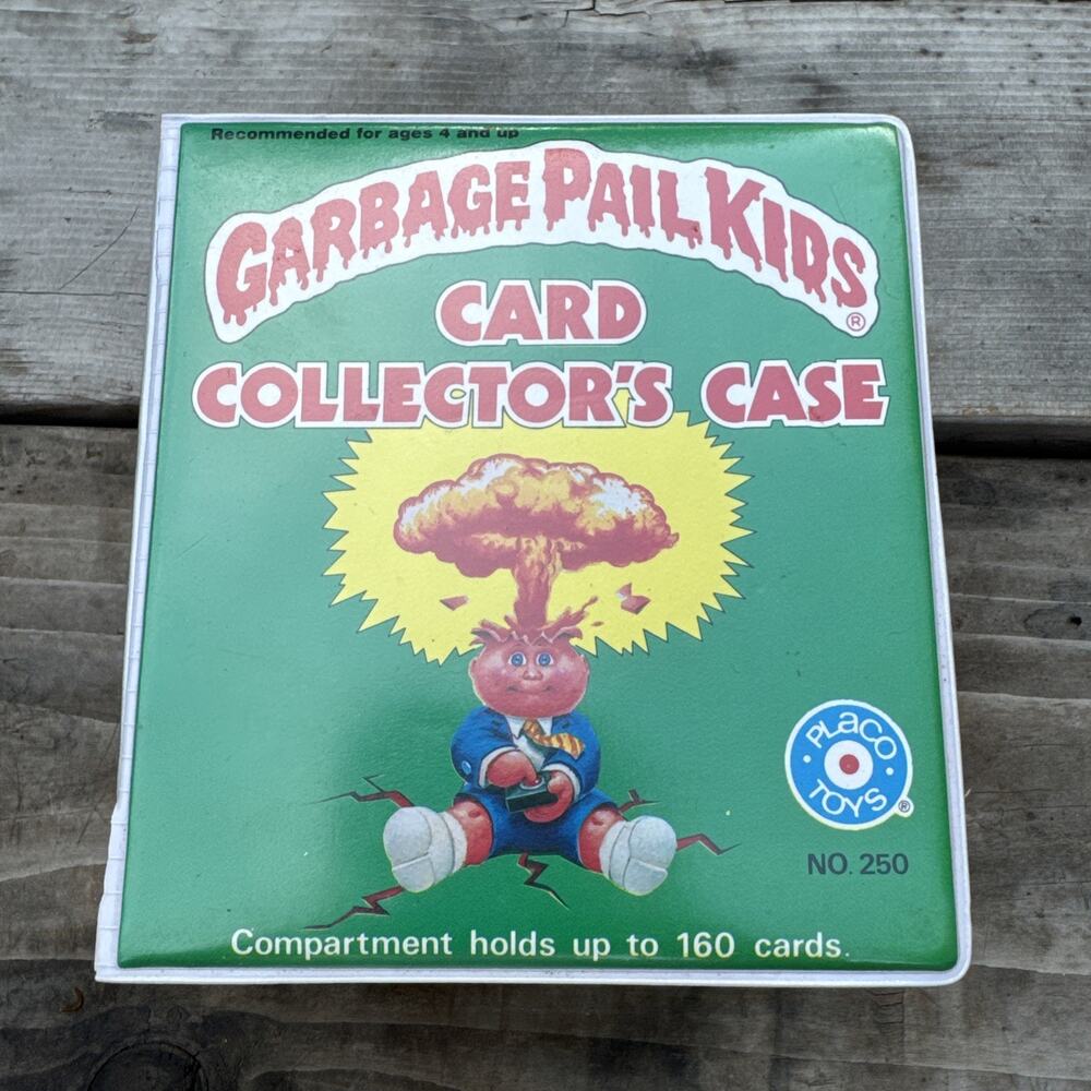 Original 1986 Garbage Pail Kids Card Collector's Case Box Holds 160 Cards GPK
